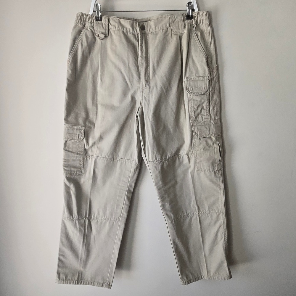 5.11 Tactical Series Cargo Pants Mens 38x30‎ Beige Cotton Work Hiking Outdoor